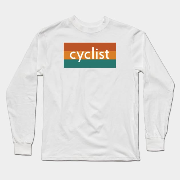 CYCLIST Long Sleeve T-Shirt by encip